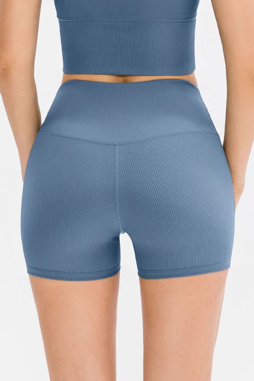 Slim Fit Wide Waistband Sports Shorts by Partner Label
