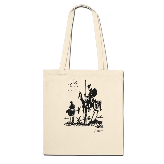 Pablo Picasso Don Quixote of La Mancha 1955 artwork tote bag by Art-O-Rama Shop
