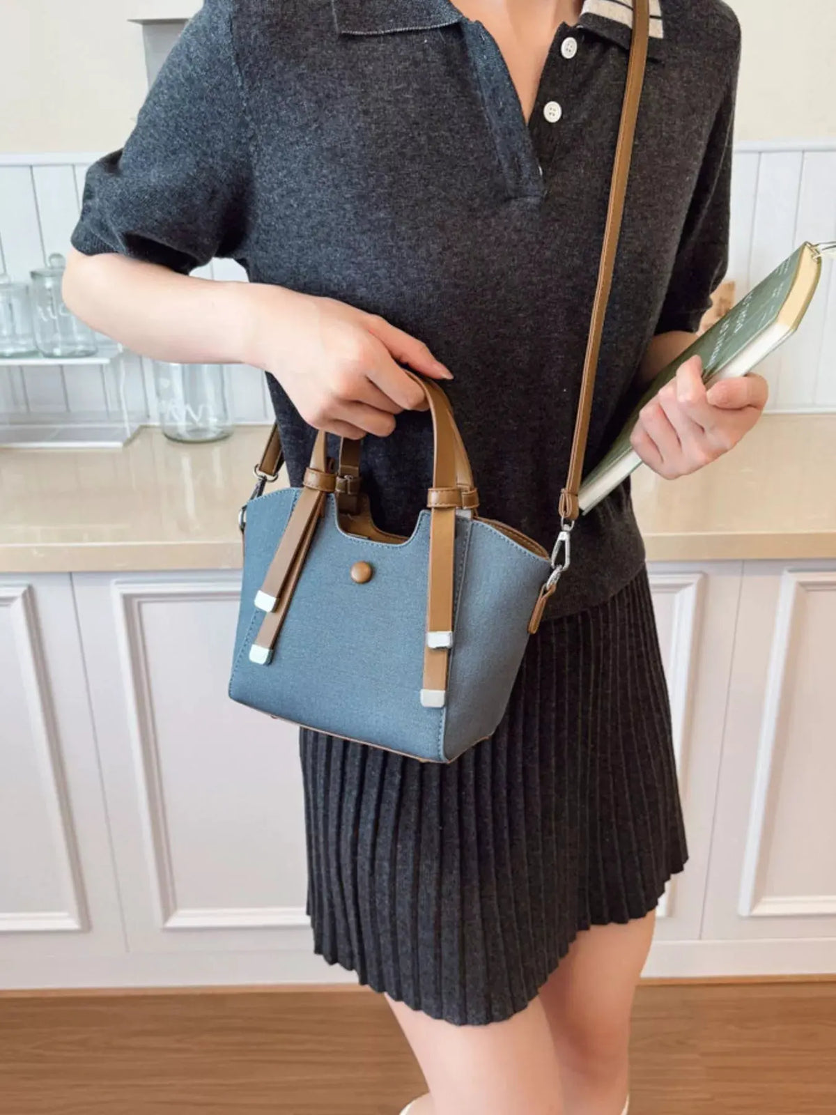 Adjustable Strap Crossbody Bag by Partner Label