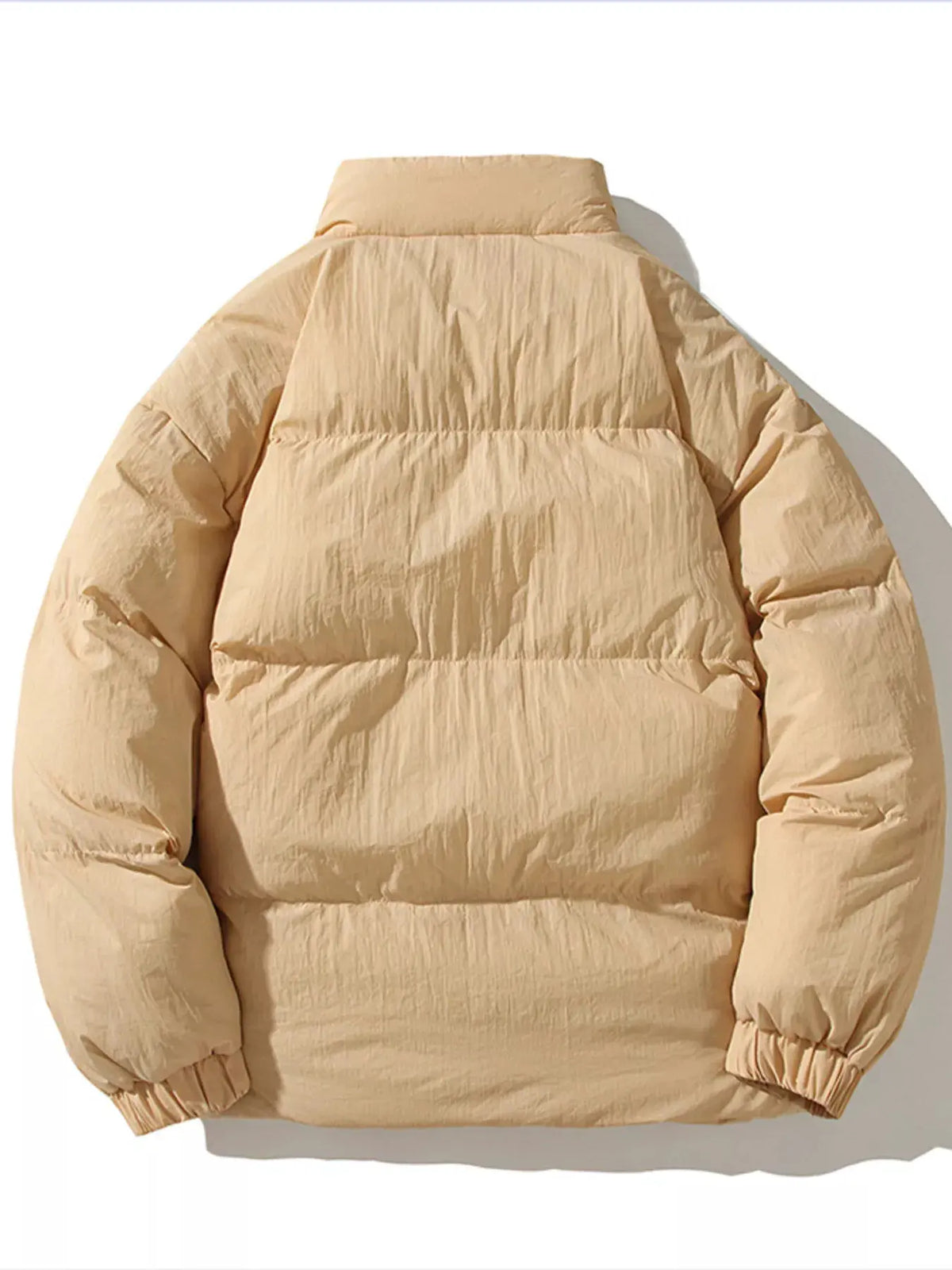 Men's Full Size Zip Up Fleece Puffer Jacket Plus Size by Partner Label