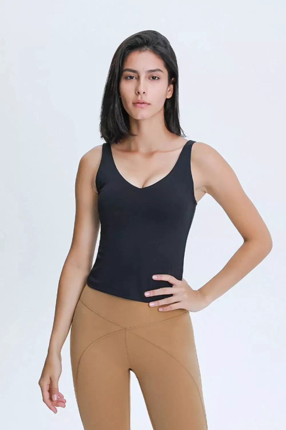 Millennia V Neck Active Tank by Millennia