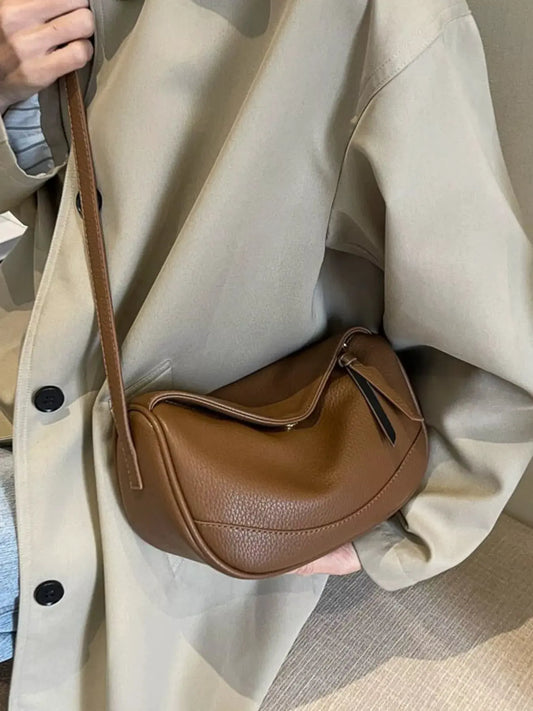 Minimalist Style Leather Crossbody Bag by Partner Label