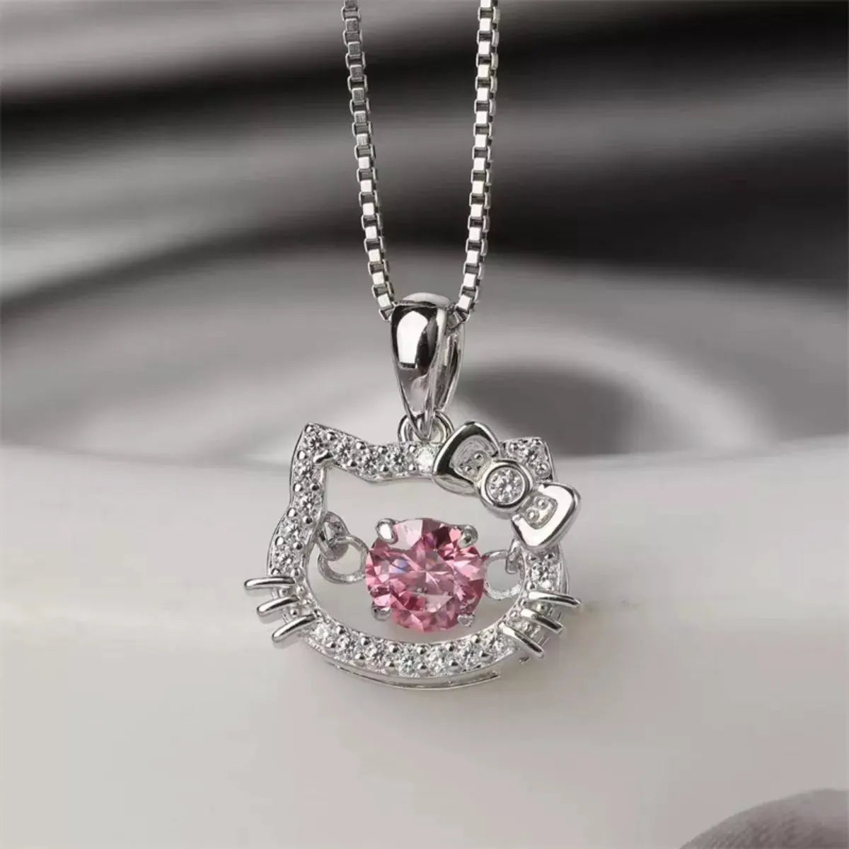 2 Carat Moissanite 925 Sterling Pendant Silver by Partner Labels