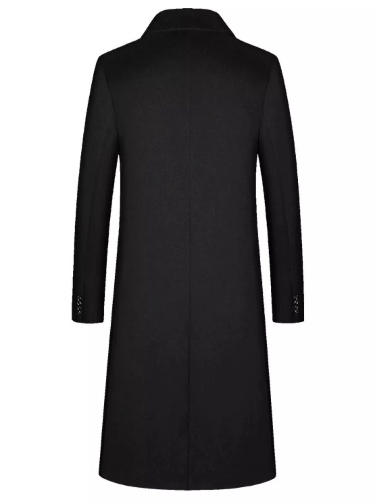 Men's Classic Button Up Overcoat by Partner Label