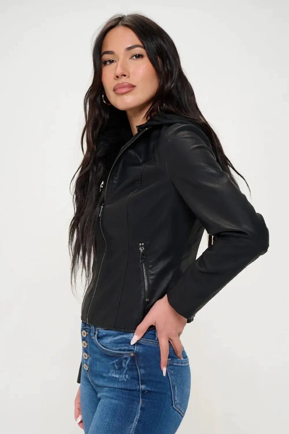 Coalition LA Zip Up Hooded Jacket by Partner Label