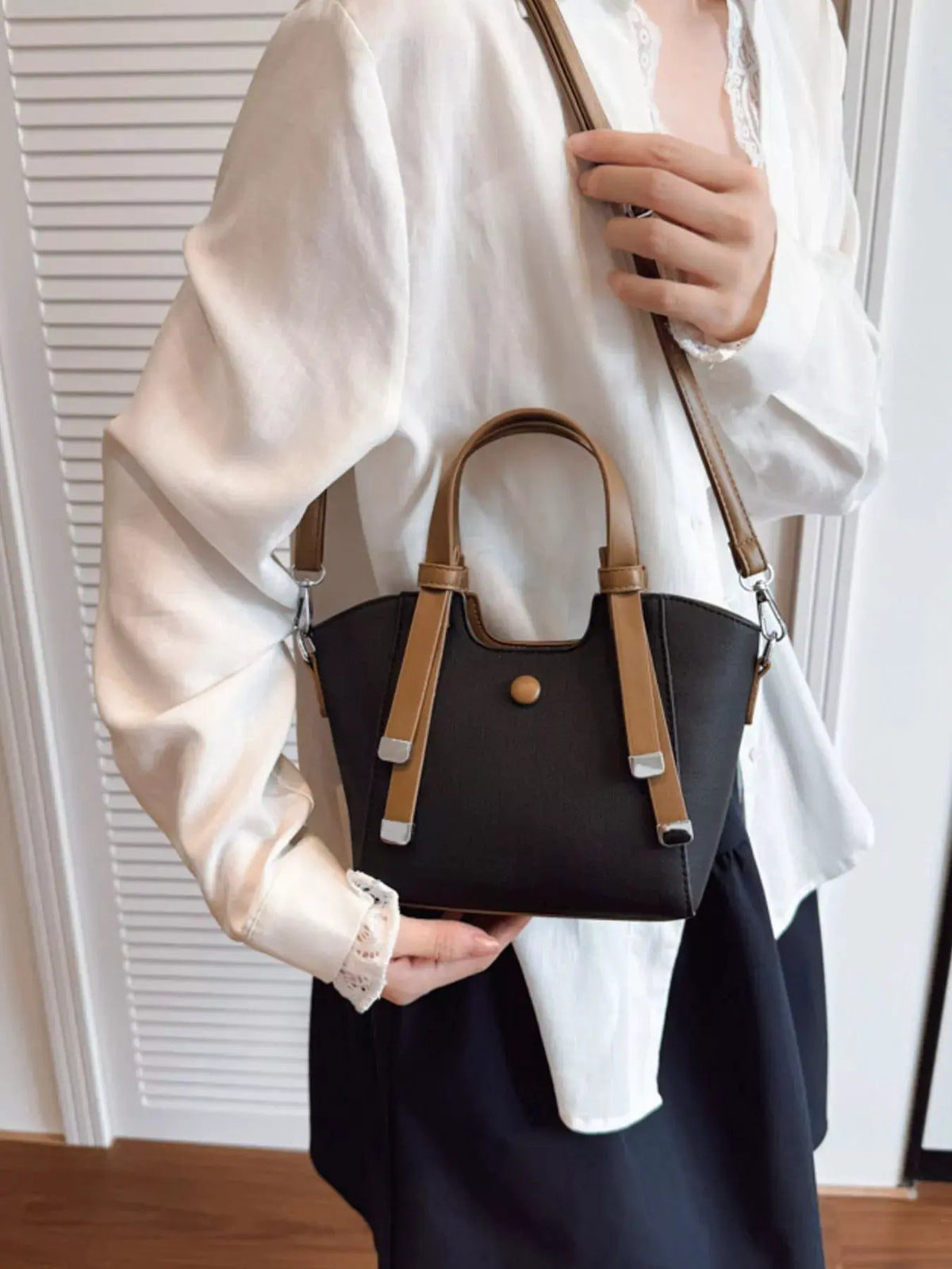 Adjustable Strap Crossbody Bag by Partner Label