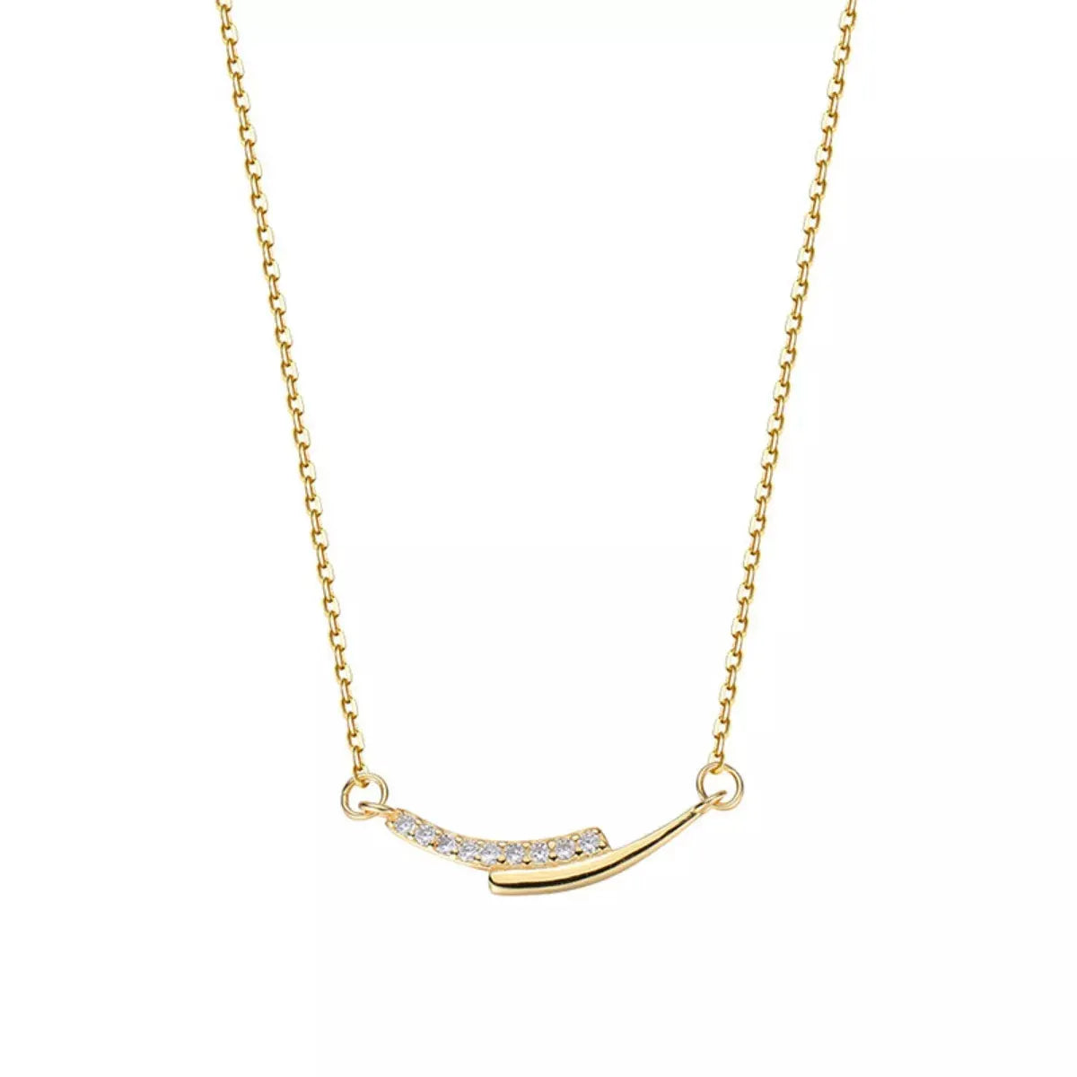 925 Sterling Silver Rhinestone Necklace by Partner Labels