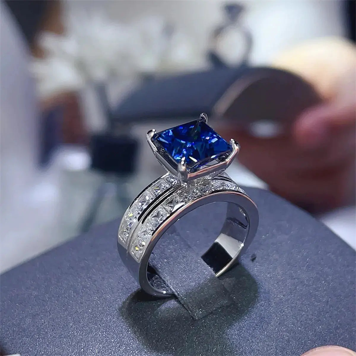 3 Carat Moissanite 925 Sterling Silver Ring by Partner Label