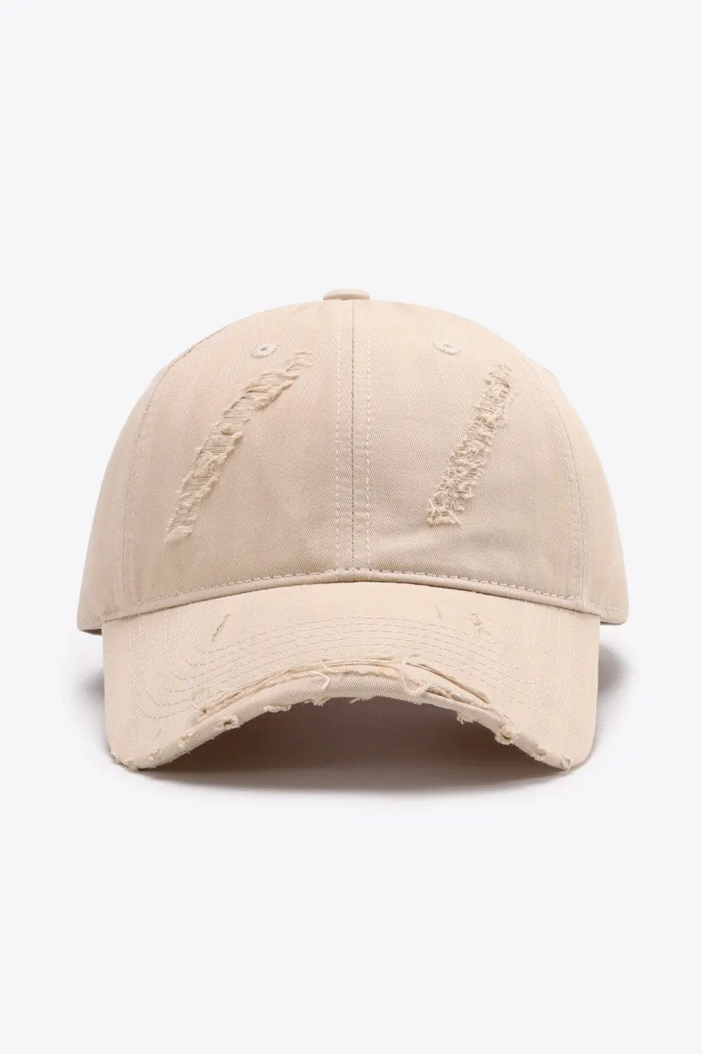 Distressed Adjustable Baseball Cap by Partner Label