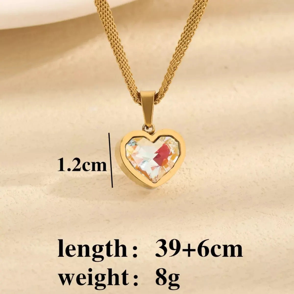 18K Gold-Plated Heart Necklace by Partner Labels