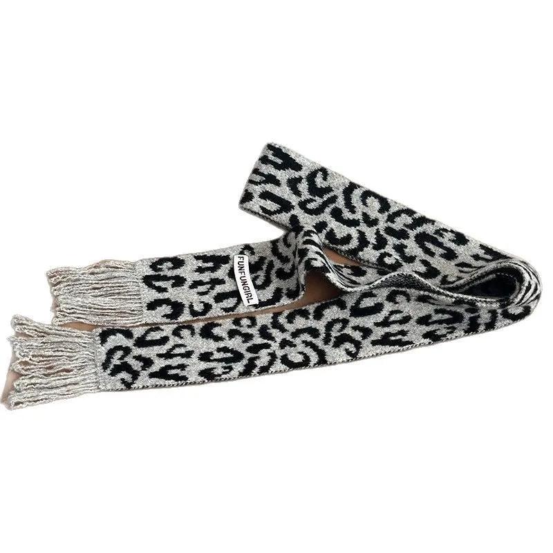 Korean Style High-grade Wool Knitted Small Scarf by Maiden-Art