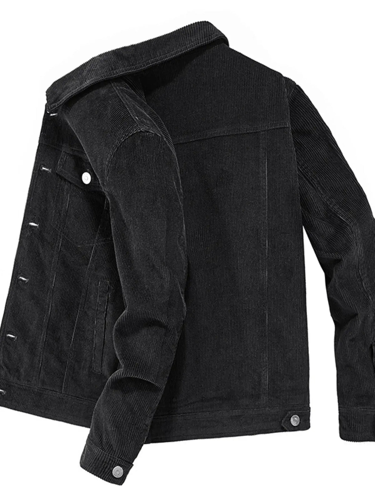 Men’s Plus Size Classic Corduroy Button‑Down Jacket | Partner Labels Selection by Partner Label