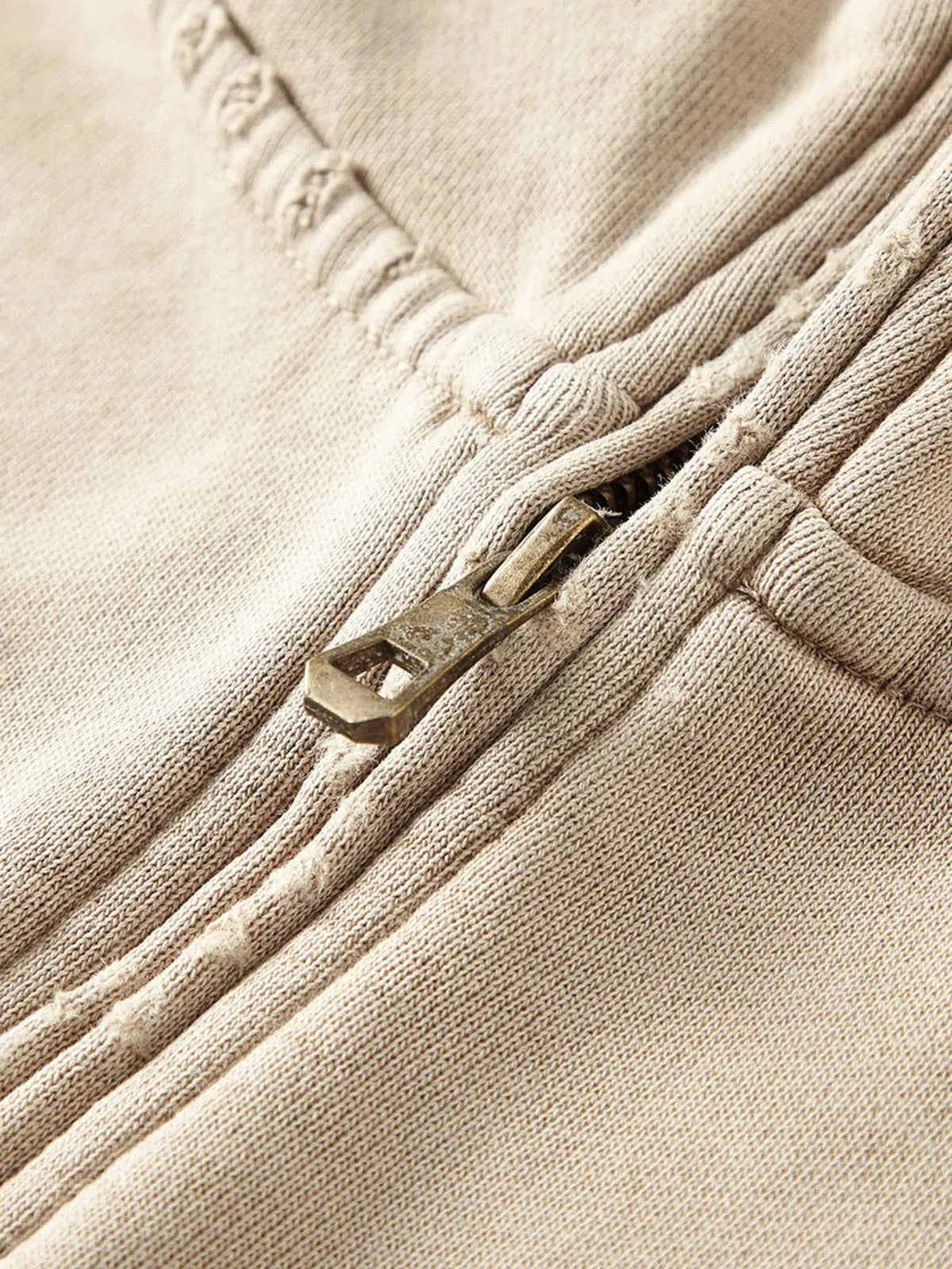 Men's Washed Quarter-Zip Hoodie with Kangaroo Pocket by Trendsi