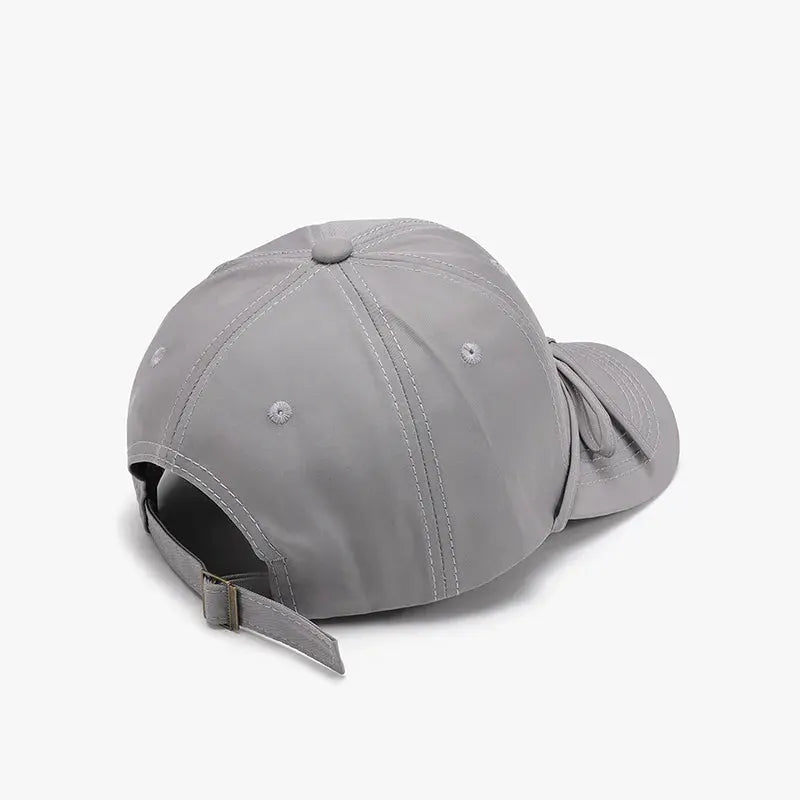 Tied Bow Cotton Baseball Cap by Partner Label