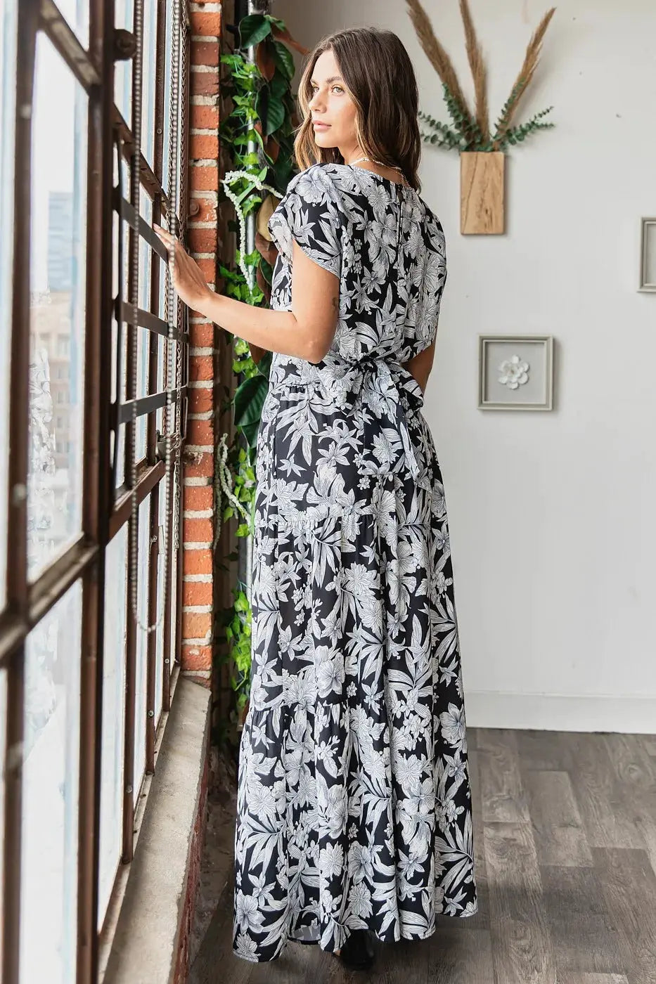 Mittoshop Tropical Print Top and Skirt Set by Mittoshop