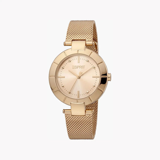 Esprit Women's Rose Gold Watch, Stainless Steel Band | Es1l162m0025 by ESPRIT