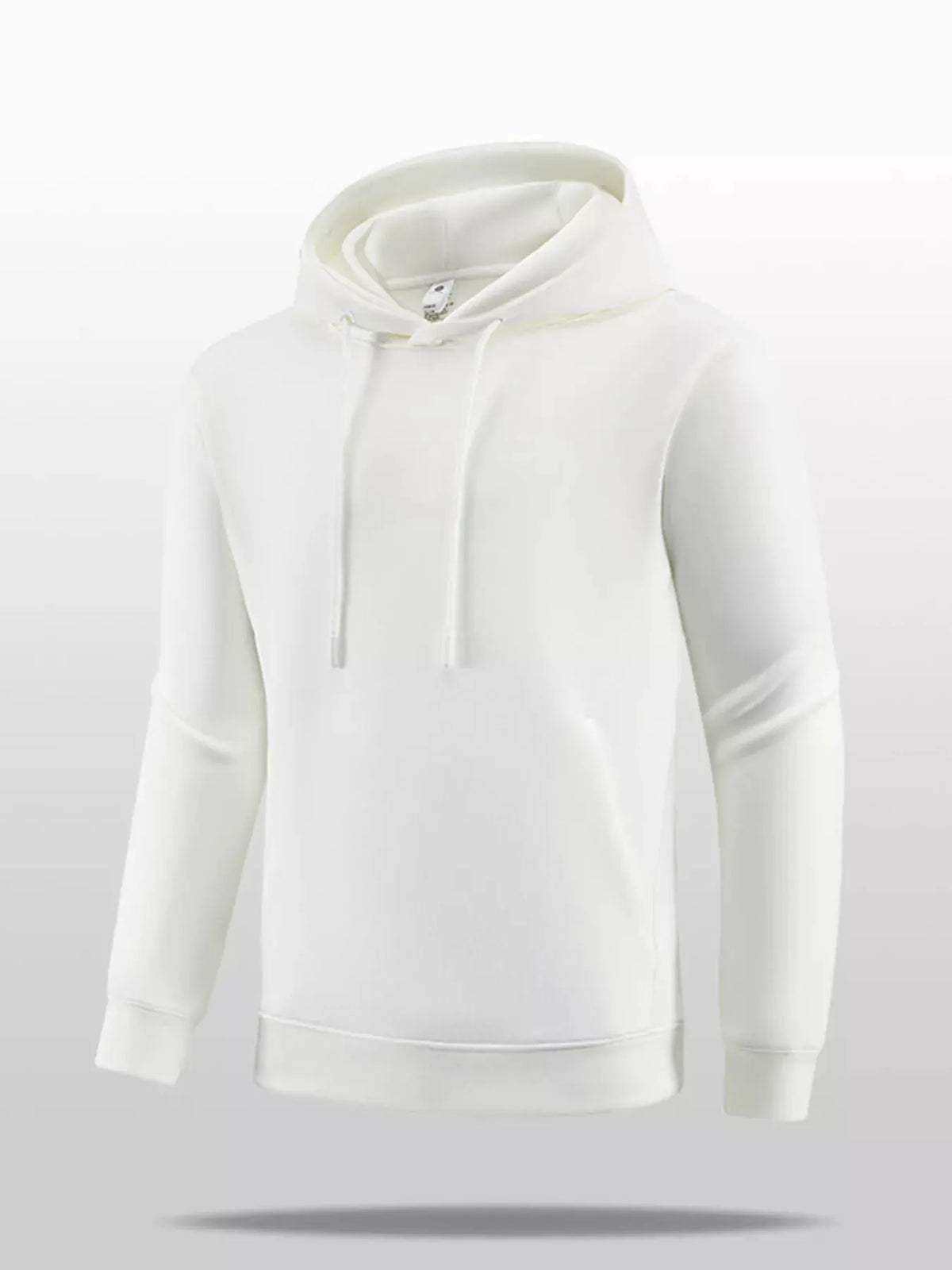 Men's Full Size Kangaroo Pocket Drawstring Hoodie Plus Size by Trendsi