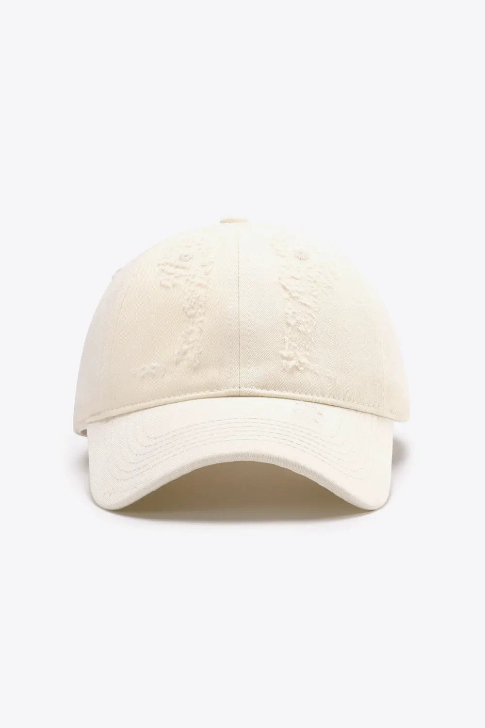 Distressed Adjustable Baseball Cap by Partner Label
