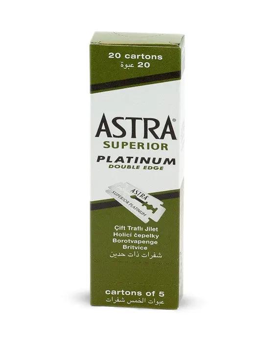 Astra Superior Platinum Blades (100 Pack) - The Barber's Standard by Astra