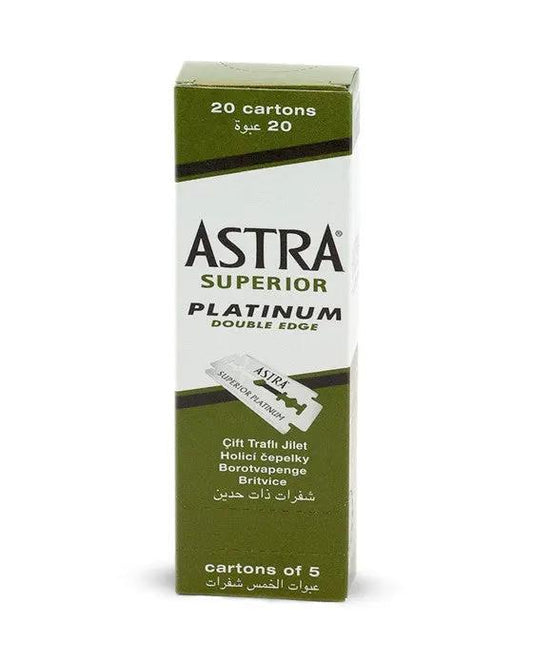 Astra Superior Platinum Blades (100 Pack) - The Barber's Standard by Astra