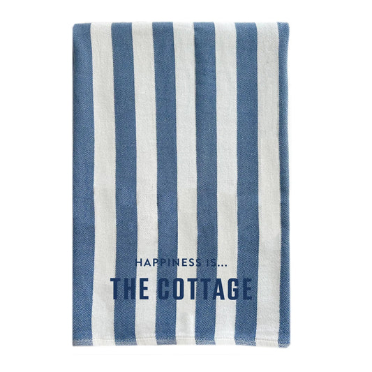 Everywhere Towel: Cottage, Stripe Blue by Cottage Collection