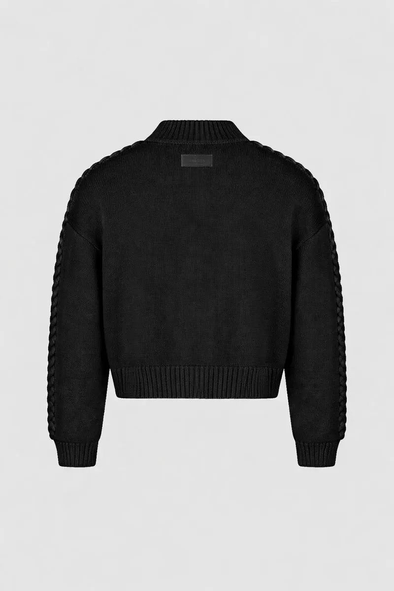Braided Knit Sweater by Hideout