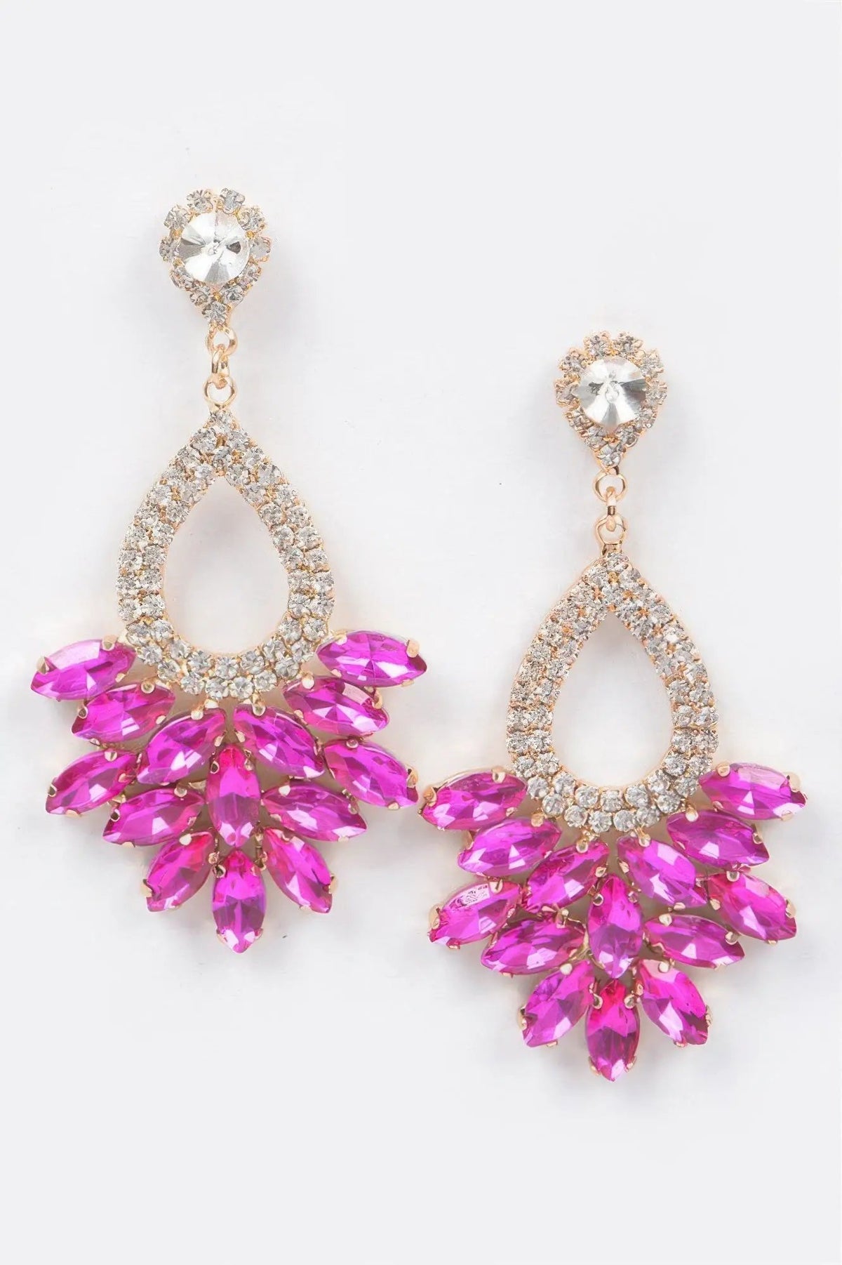 EMPIRE Rhinestone Dangle Earring - New Collection Los Angeles - BYMANYC ® New York by BYMANYC ® New York