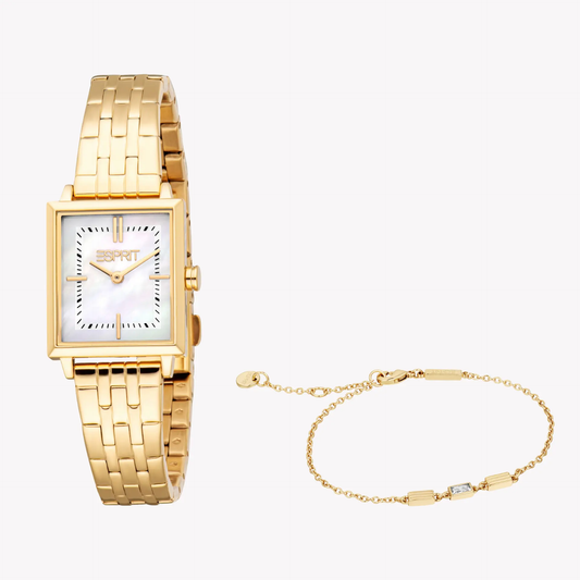 Esprit Women's Gold Stainless Steel Watch | Es1l499m0025 by ESPRIT