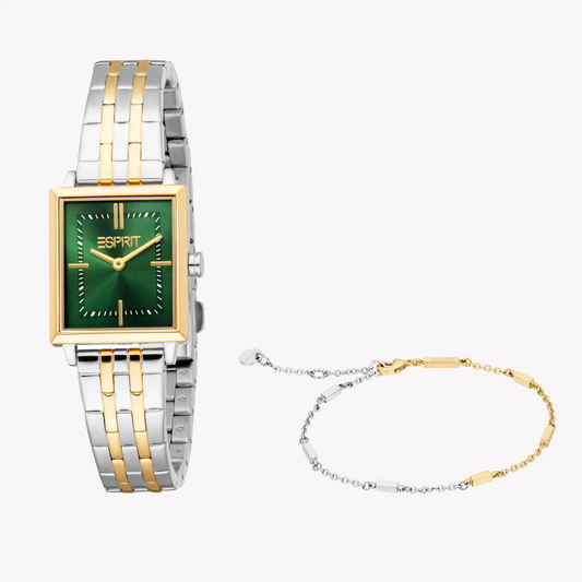 Esprit Women's Silver/Gold Watch | Es1l499m0055 by ESPRIT