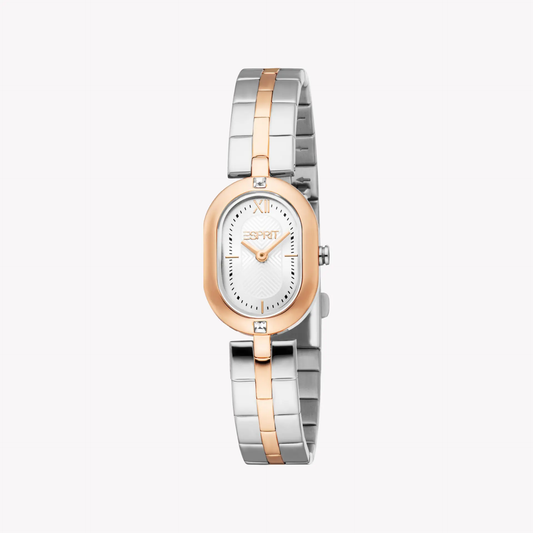 Esprit Women's Silver/Rose Gold Watch | Es1l500m0055 by ESPRIT