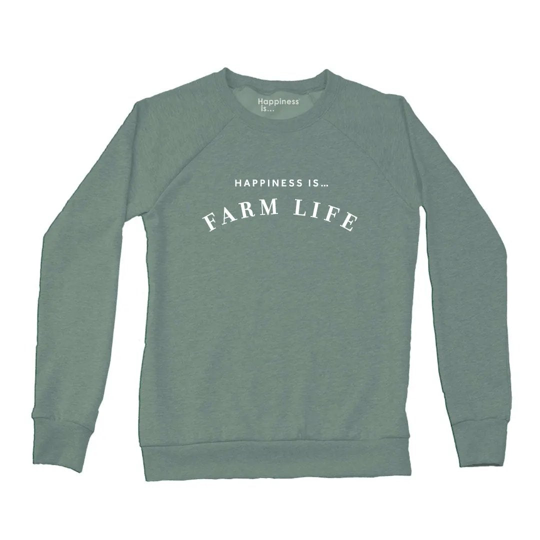 Women's Farm Crew Sweatshirt, Sage by Life Collection