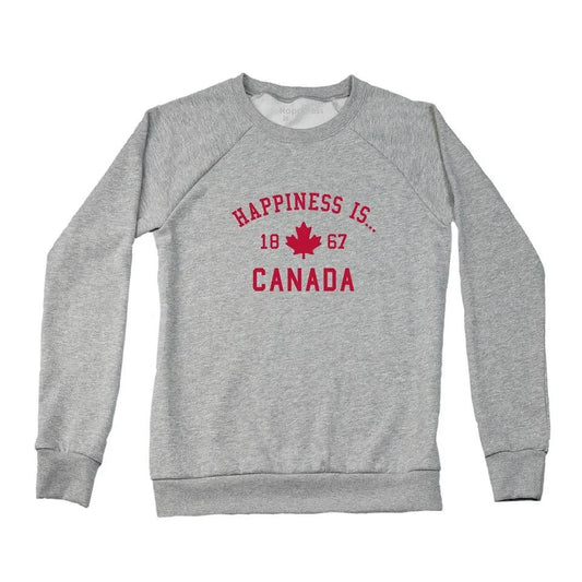 Women's Canada 1867 Crew Sweatshirt, Heather Grey by Canada Collection