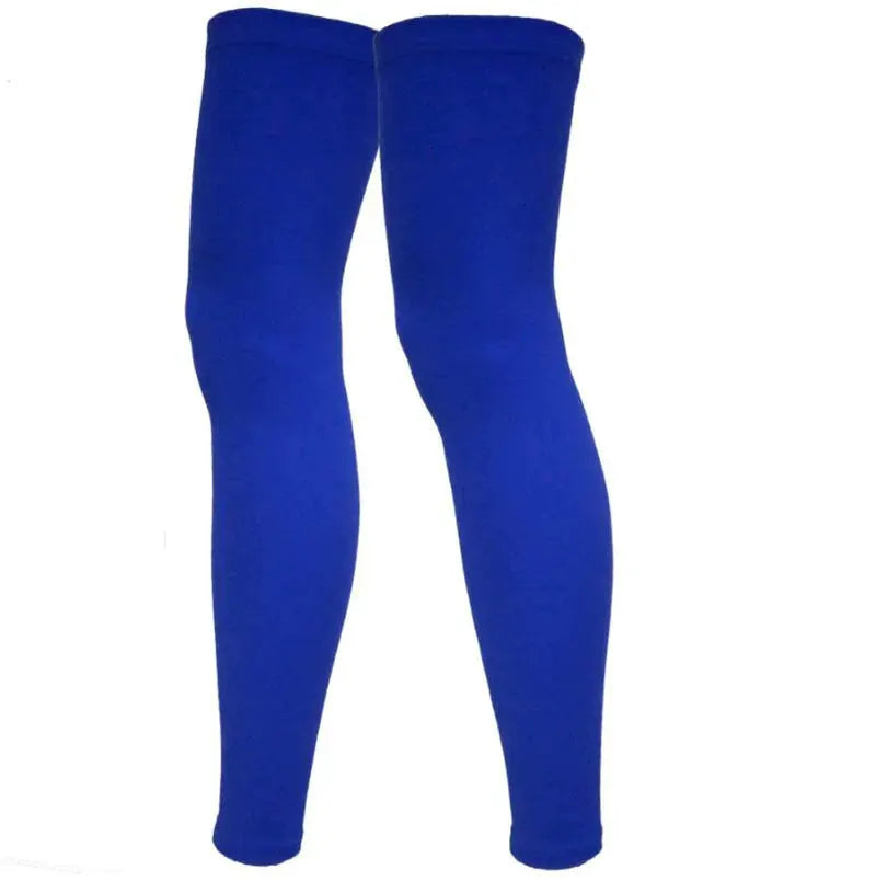 Men Ice Silk UV Sun Protection Leg Sleeves Lightweight Breathable Outdoor Cycling Running Sports Leggings by Vimost Shop