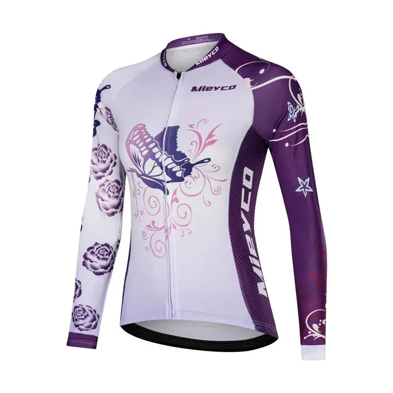Women Long Sleeve Cycling Jersey Set MTB Bike Quick Dry Breathable Cycling Suit by Vimost Shop