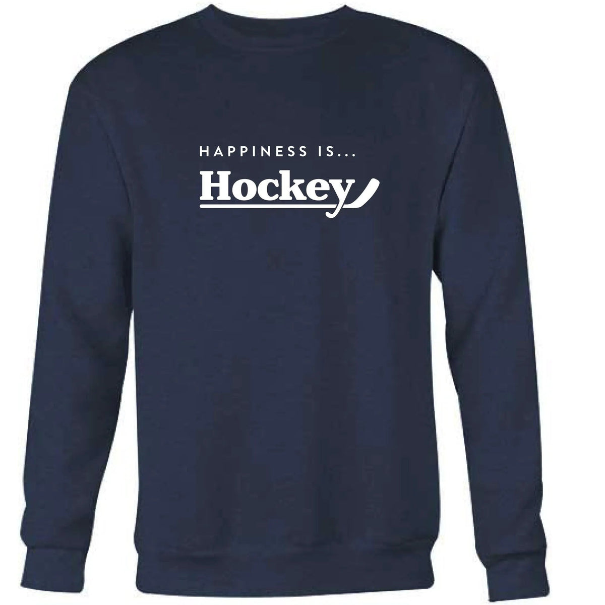 Men's Hockey Crew Sweatshirt, True Navy by Hockey Collection