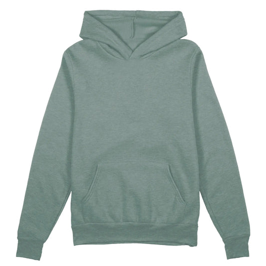 Unisex Plain Hoodie, Sage by Coloured Blanks