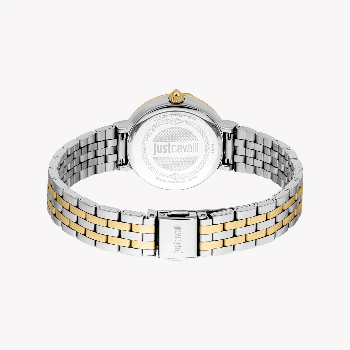 Just Cavalli Women's Two Tone Silver & Gold Watch, Mother Of Pearl Dial | Jc1l311m0055 by JUST CAVALLI