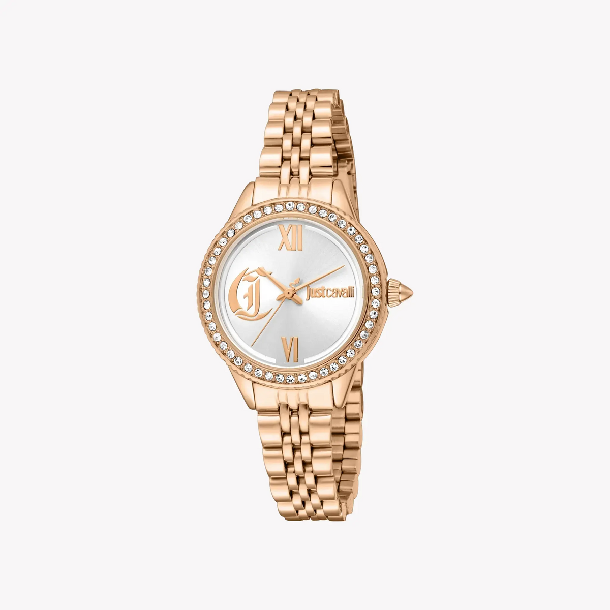 Just Cavalli Women's Rose Gold Alloy Steel Watch, Silver Dial | Jc1l316m0075 by JUST CAVALLI