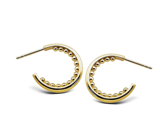 Oorbellen met Balletjes Goudkleur JE026G by Jwls4u