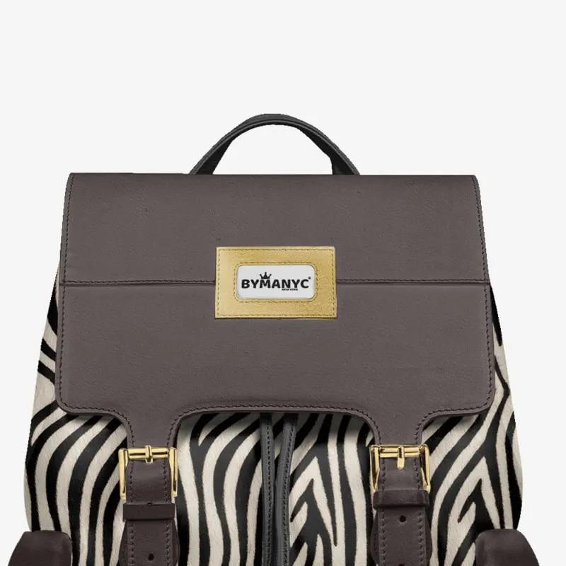 Luxury Vegan Backpack GOLD SAFARI – BYMANYC ® New York Made in Italy by BYMANYC ® New York
