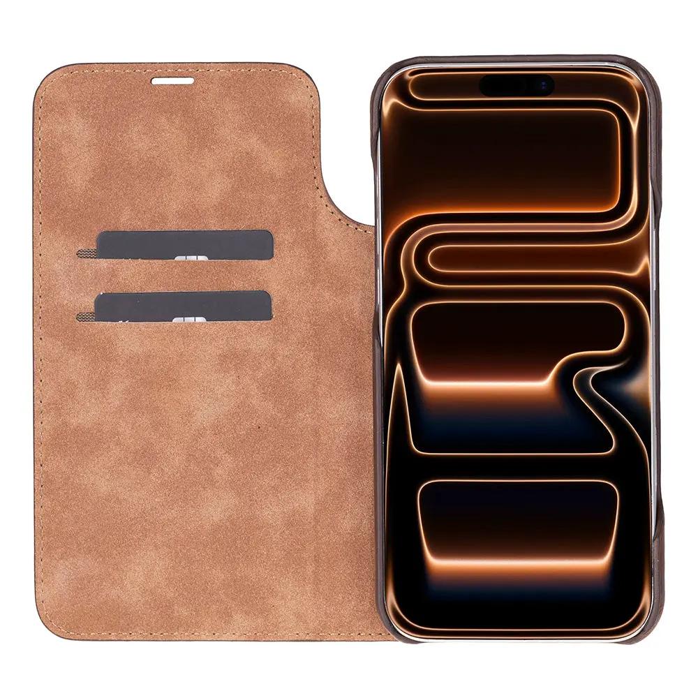 Decatur iPhone 18 Pro Full-Grain Leather Folio Case by TORONATA