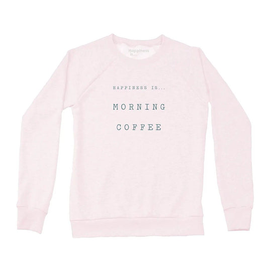 Women's Coffee Crew Sweatshirt, Ballet Pink by Coffee