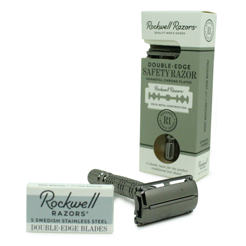 Rockwell R1 DE Safety Razor - Gunmetal by Rockwell