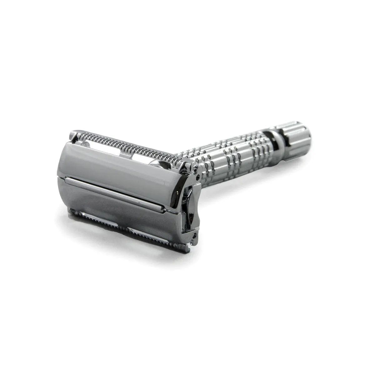 Rockwell R1 DE Safety Razor - White Chrome by Rockwell
