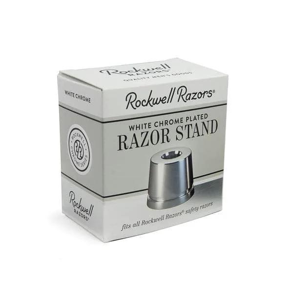 Rockwell Inkwell Razor Stand - White Chrome by Rockwell