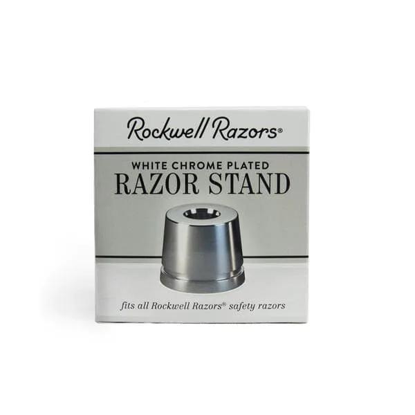 Rockwell Inkwell Razor Stand - White Chrome by Rockwell