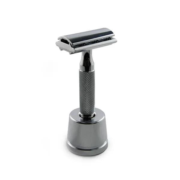 Rockwell Inkwell Razor Stand - Gunmetal Chrome by Rockwell