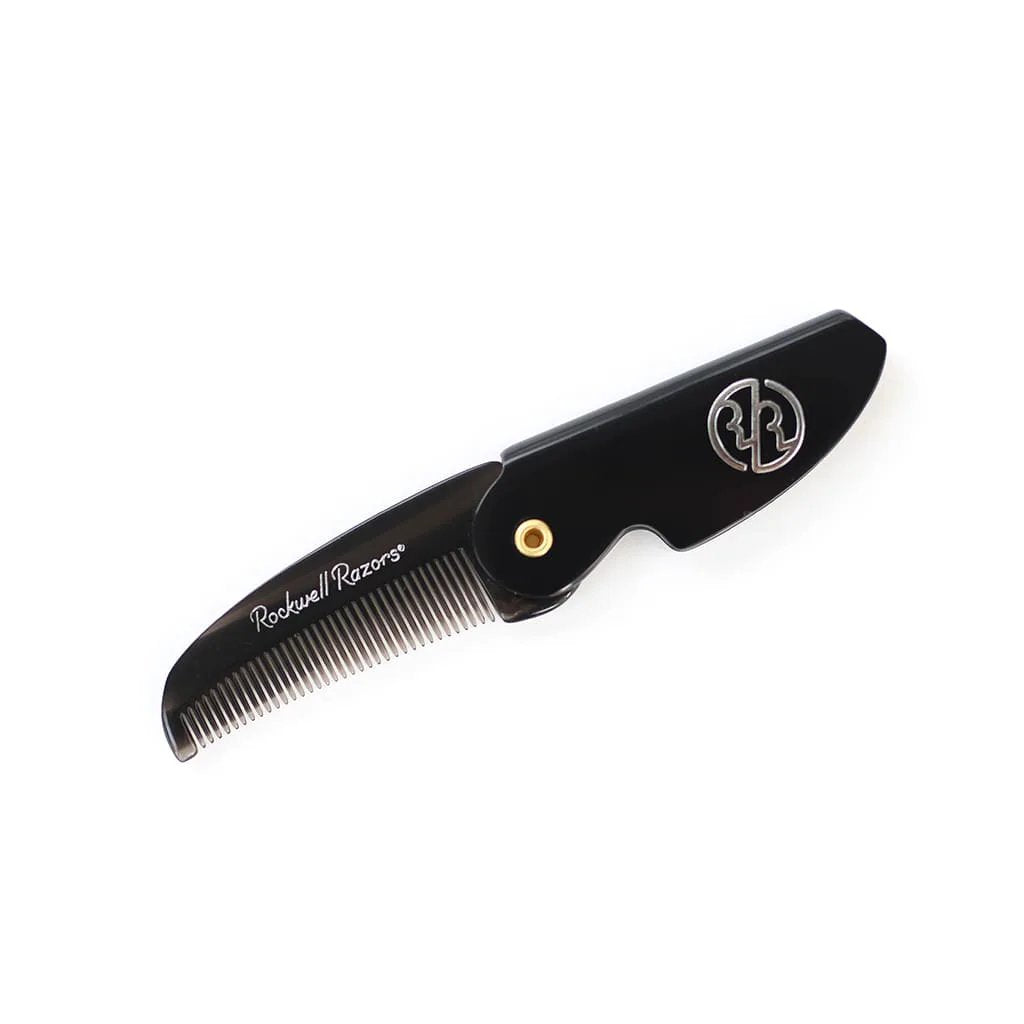 Rockwell Folding Moustache Comb by Rockwell