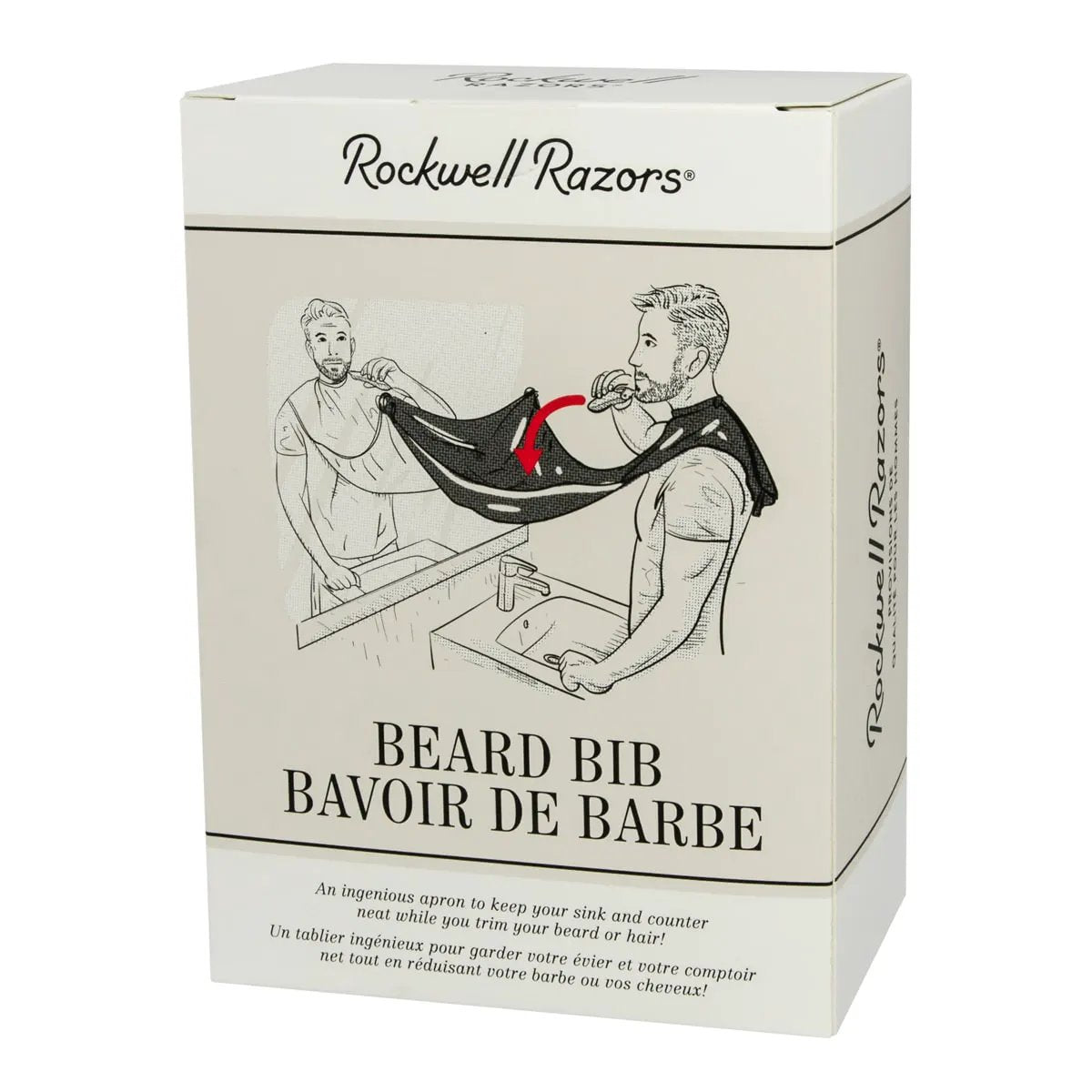 Rockwell Razors Beard Bib and Manicure set Display Bundle by Rockwell