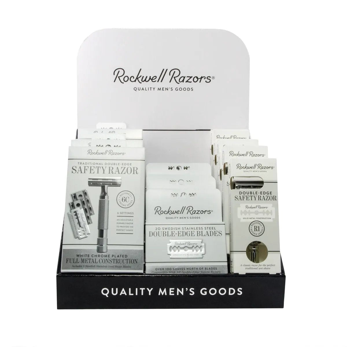Rockwell Razors Shave Hardware Display Bundle by Rockwell